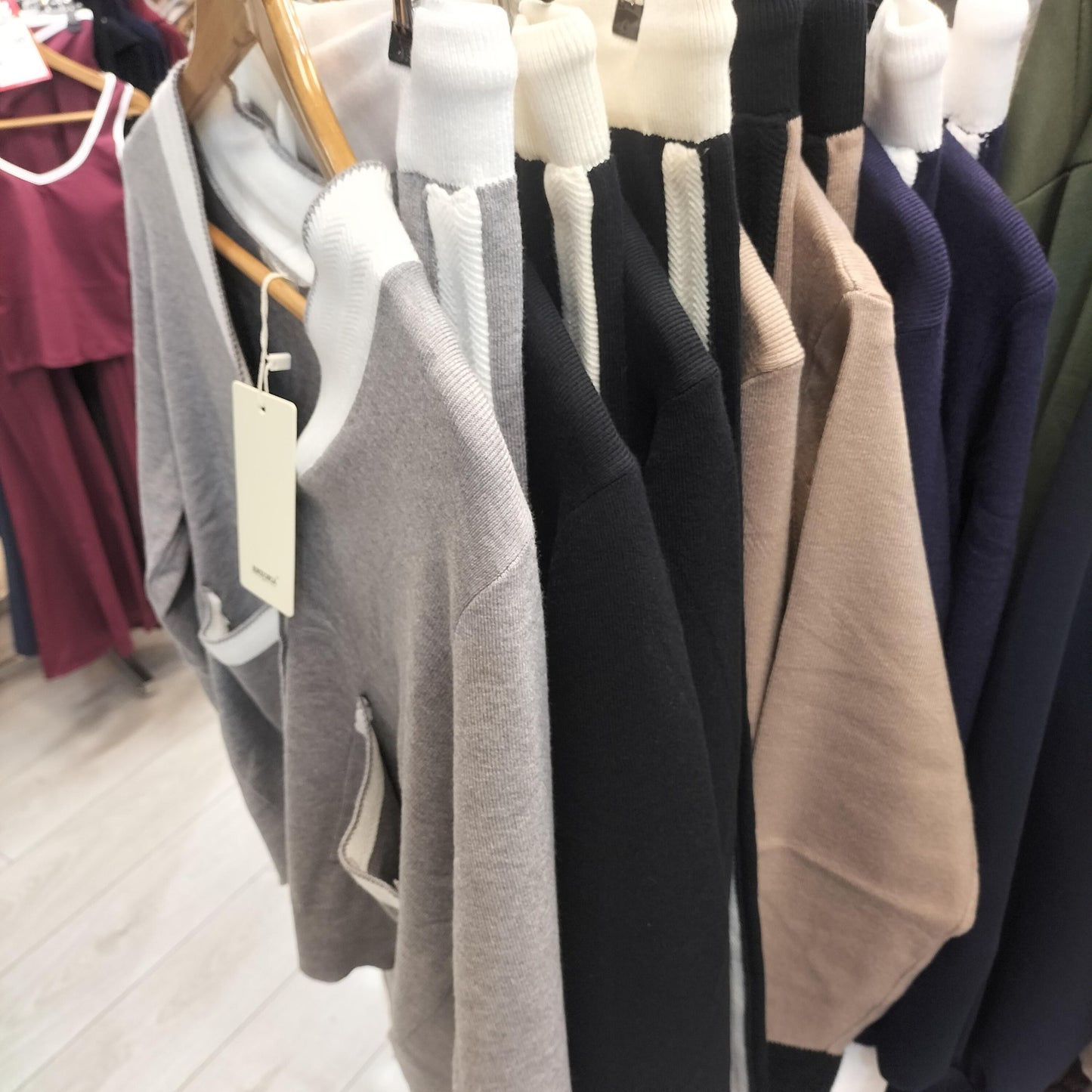 BUTTON DOWN CARDI LOUNGE SET