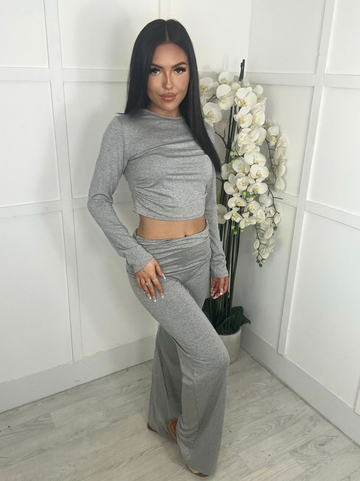 CHAR LONG SLEEVED WIDE LEG SET