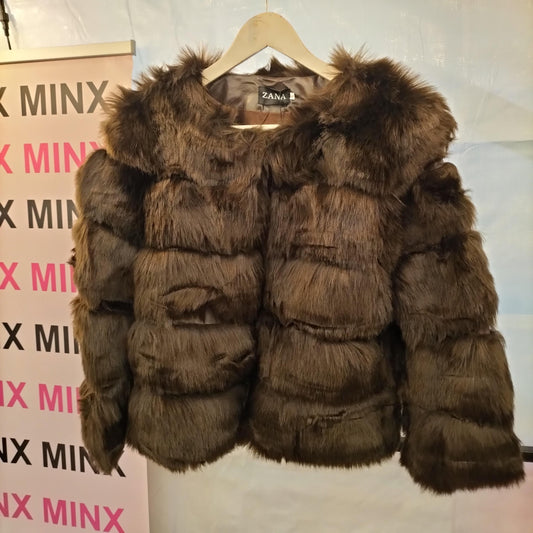 STACEY FAUX FUR JACKET