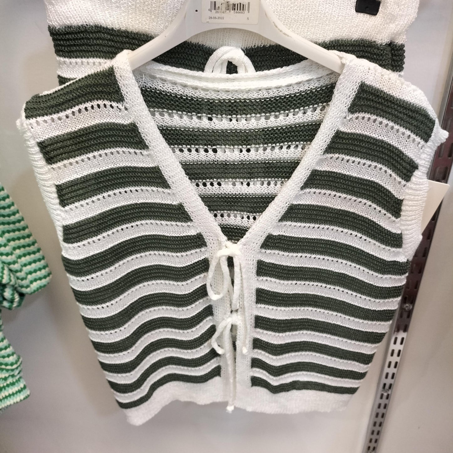 HEAVY FABRIC STRIPPED SHORT SET