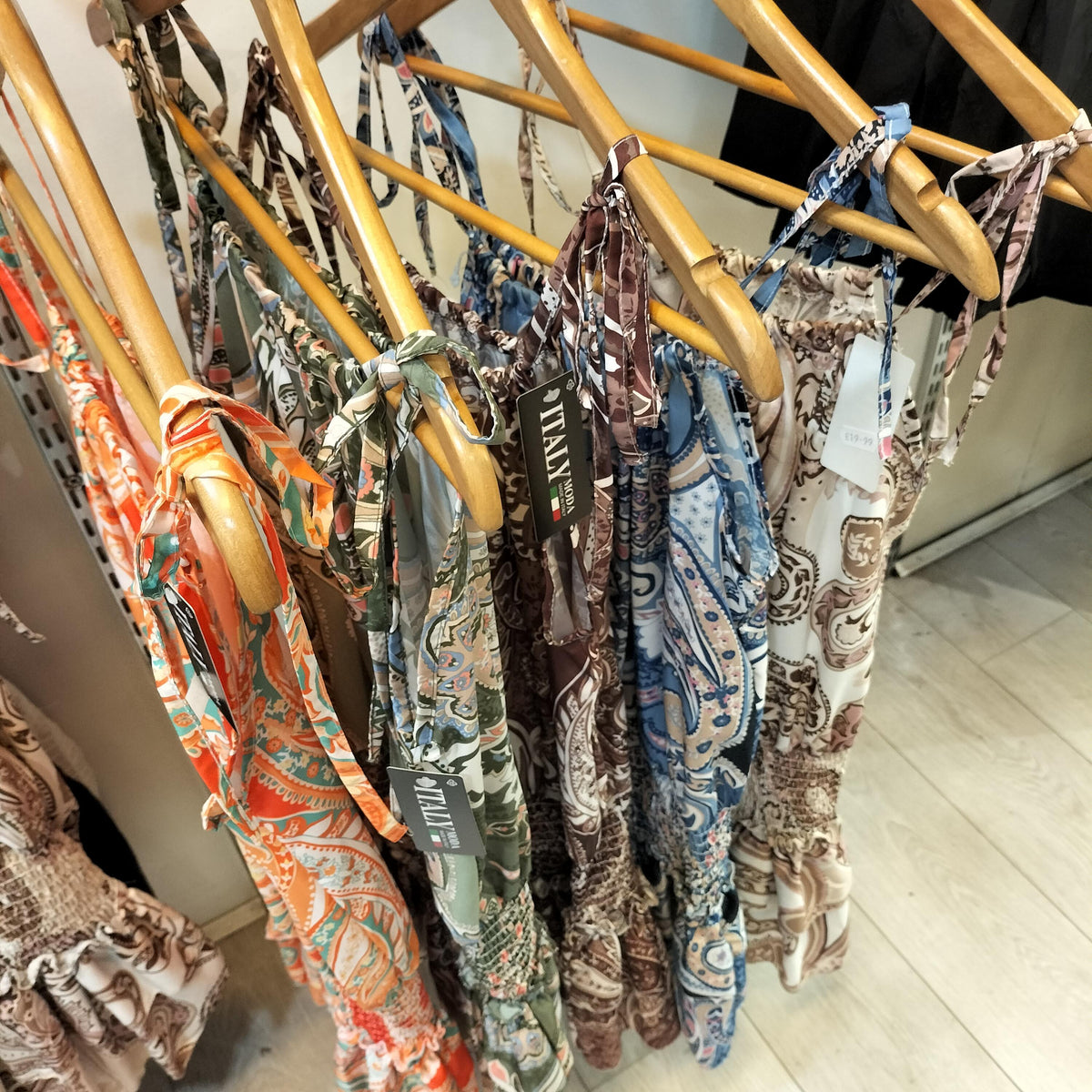 Pattern printed dress