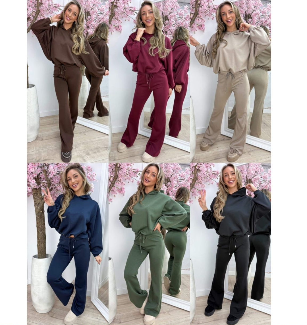 PUFF SLEEVED & WIDE LEG SET